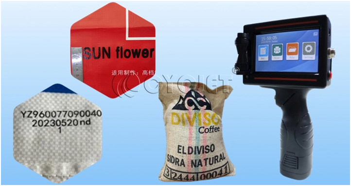 Application of Handheld Inkjet Printer on Fertilizer Woven Bags